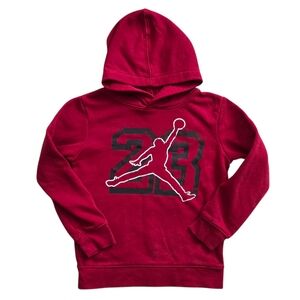 Jordan Boys 6-7 Years Red Jumpman 23 Graphic Pullover Hoodie